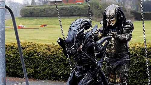 铁血战士和异形巅峰之战,铁血战士和外星武器