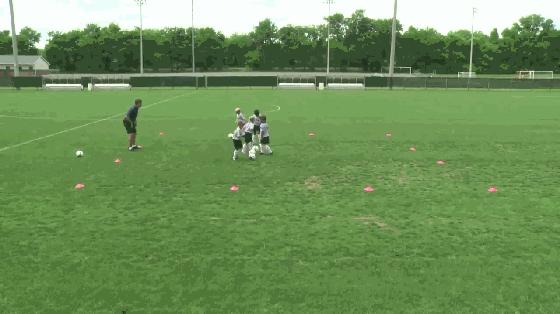 足球基础训练3-7岁,儿童足球青训教学视频