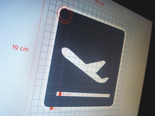 空港观察郑州,航站楼设计标识