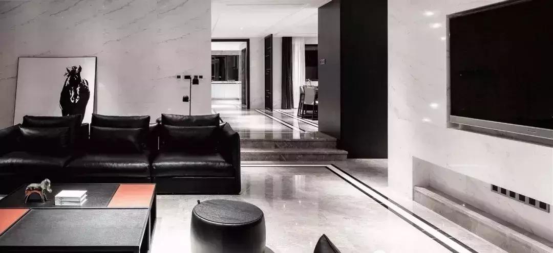 天然大理石装修别墅精致得体,别墅豪宅装修大理石是永恒的话题