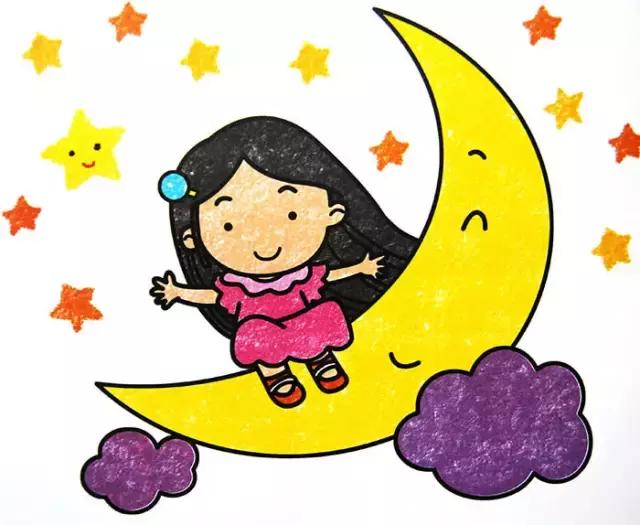 儿童油画棒画原创高清素材,儿童油画棒画素材