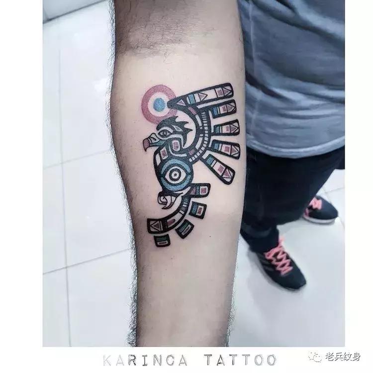 纹身玛雅图腾花臂图案大全,玛雅纹身图腾素材