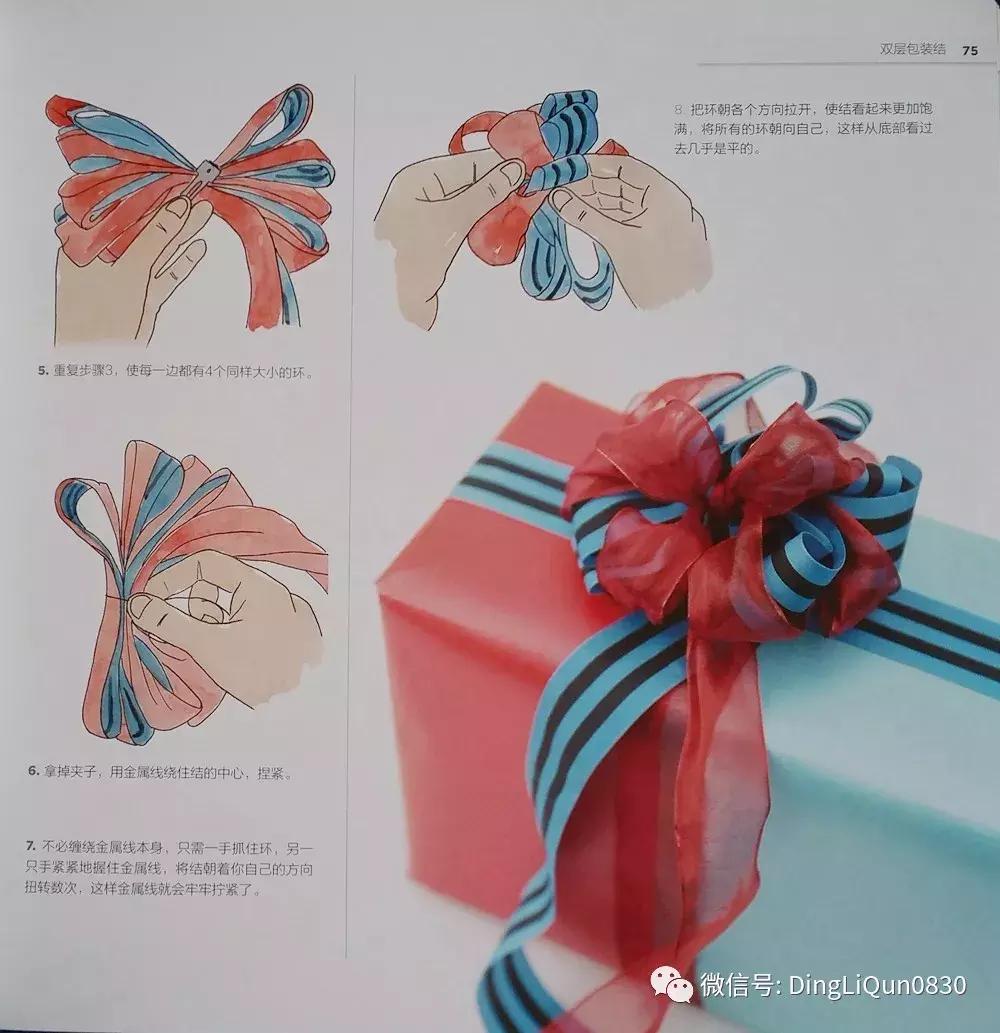 丝带发夹编法大全,丝带编发蝴蝶结扎法