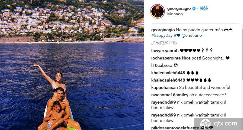 联赛不进球又何妨C罗度假晒完美身材收获女友狂赞