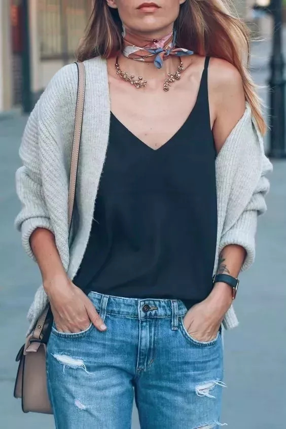 石原里美丝巾搭配图片,石原里美丝巾戴法