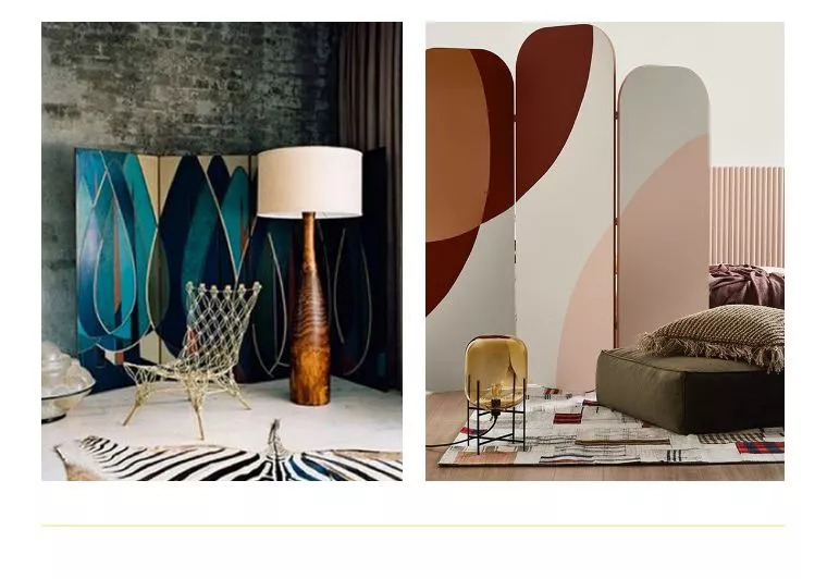 小区入门有个屏风,没有窗户的房间可以用屏风