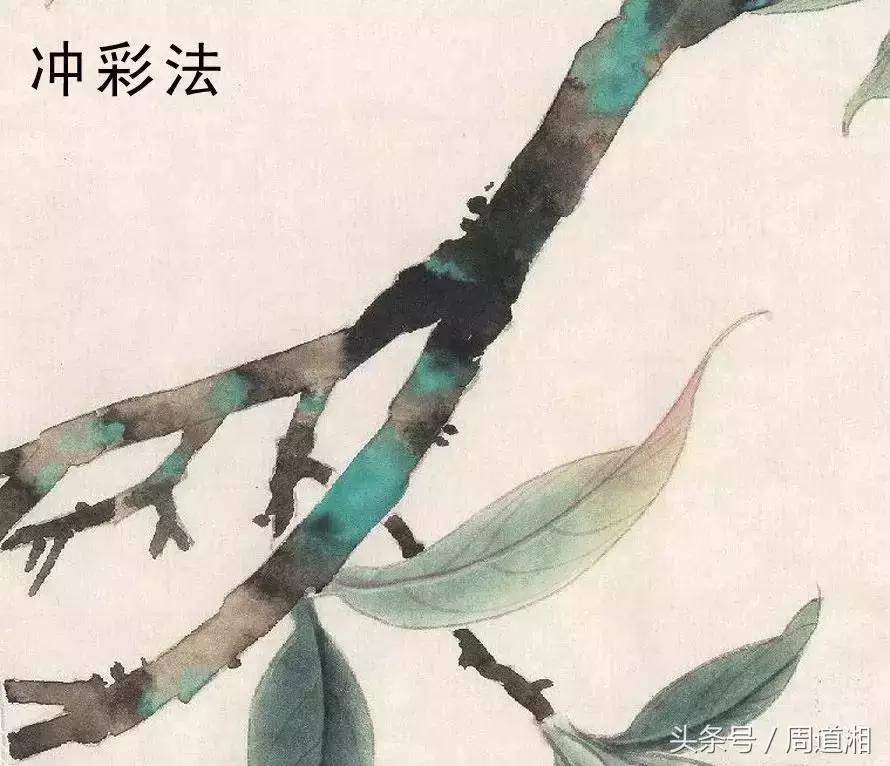 荷叶工笔画用什么方法渲染,工笔画渲染视频教程花卉