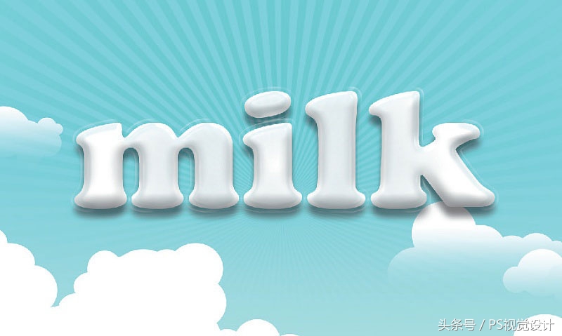 ps设计牛奶广告语,ps设计小清新海报