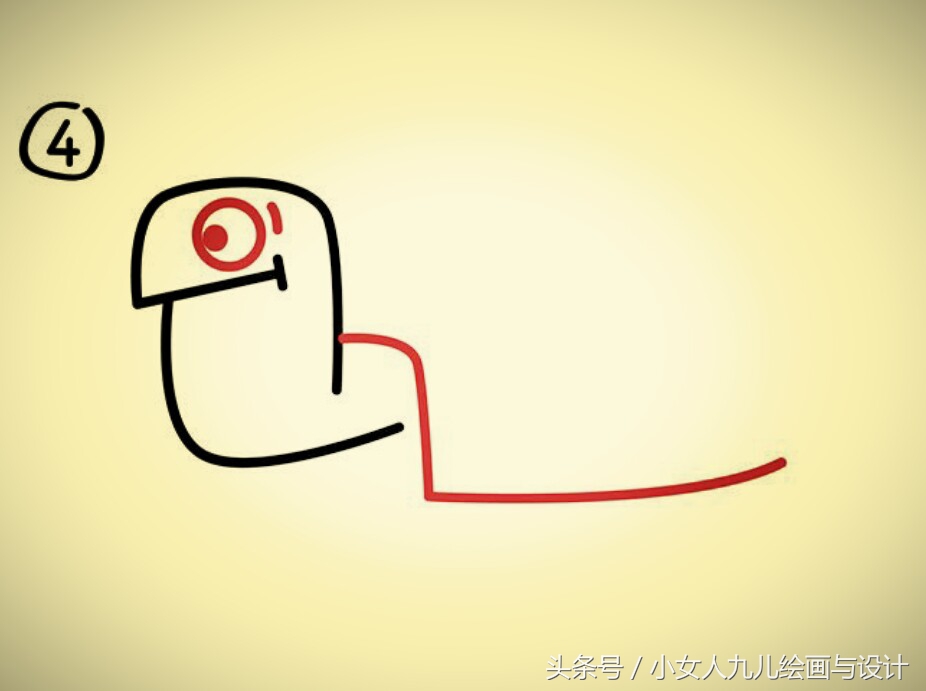 每日一画简笔画儿童小视频教程,每日一画简笔画长颈鹿