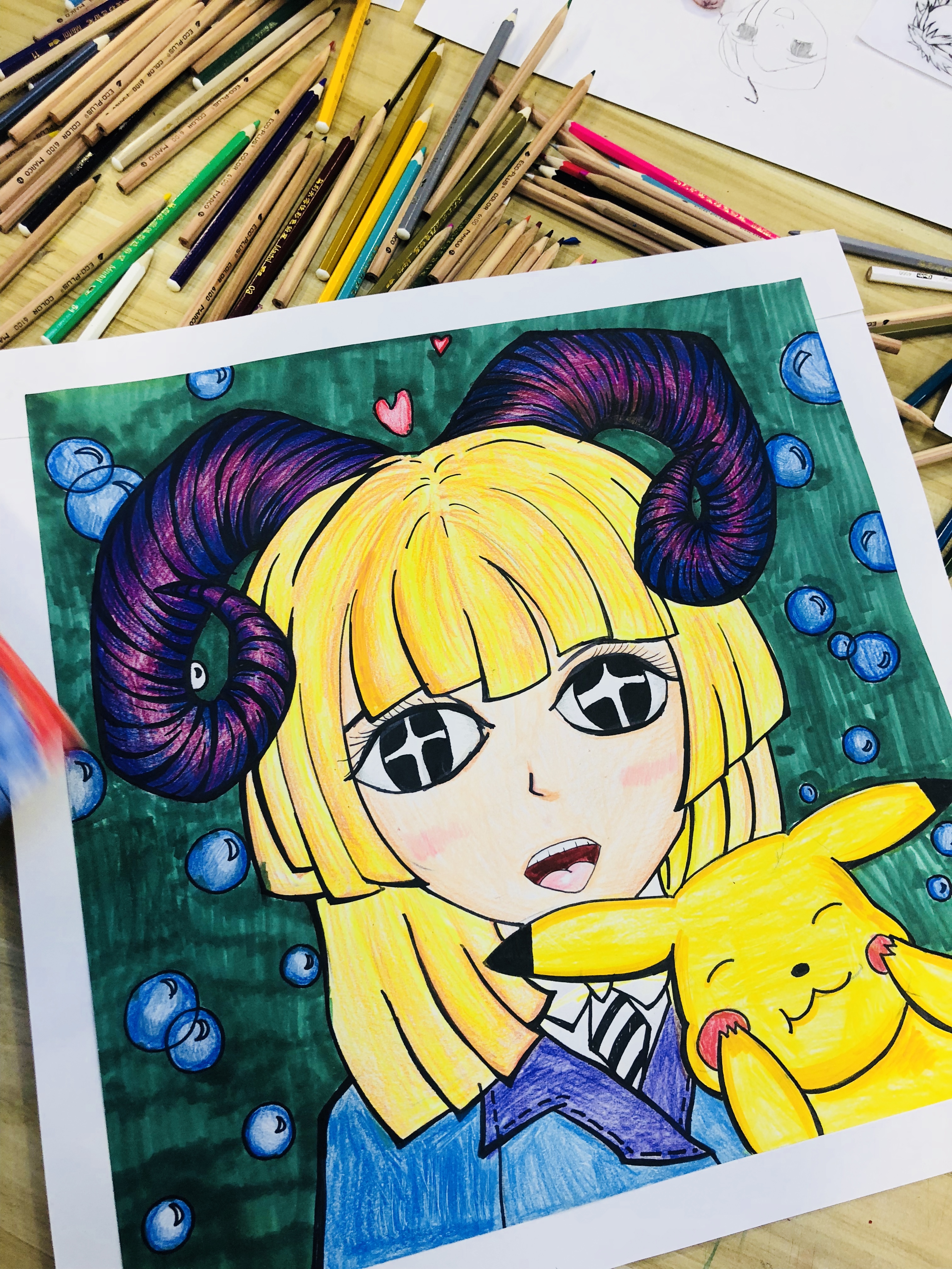 创意动漫人物绘画,儿童设计动漫人物图