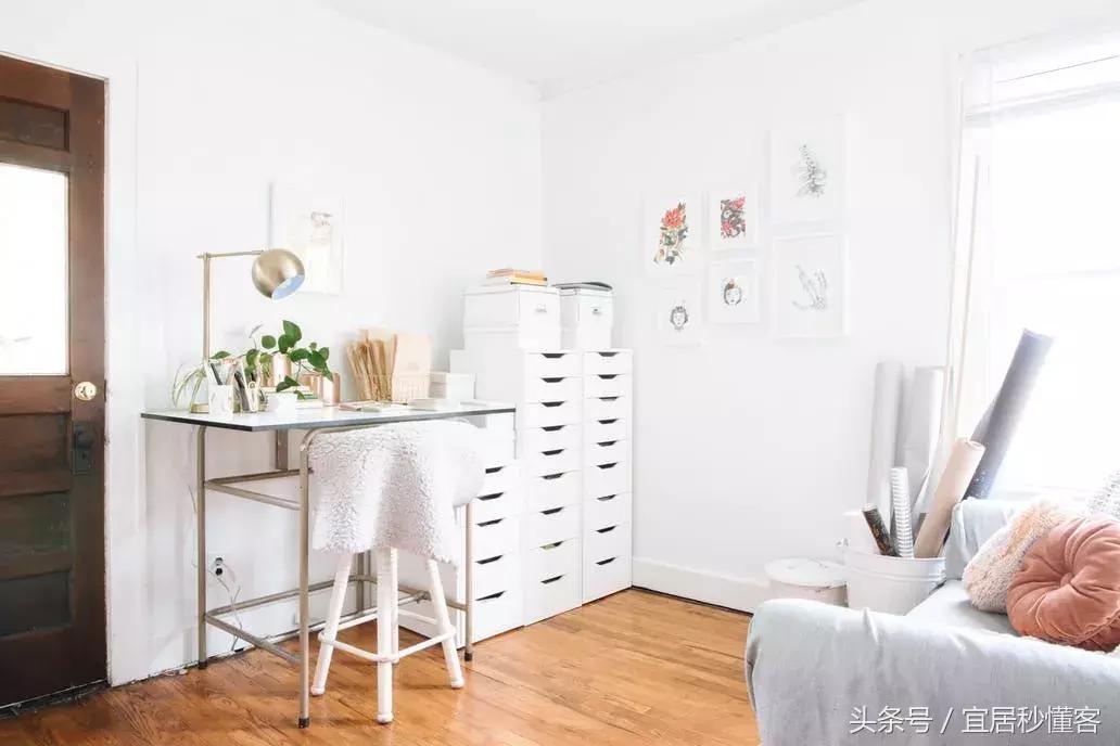 美国女孩改造旧木屋,时尚靓丽国外60年代老公寓改造