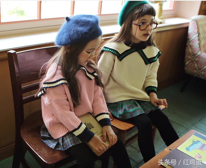 韩国冬款女童套装,韩国女童6-12岁套装潮流