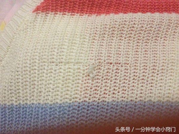 毛衣勾线了怎么办小妙招来了,勾线笔画在毛衣上怎么办