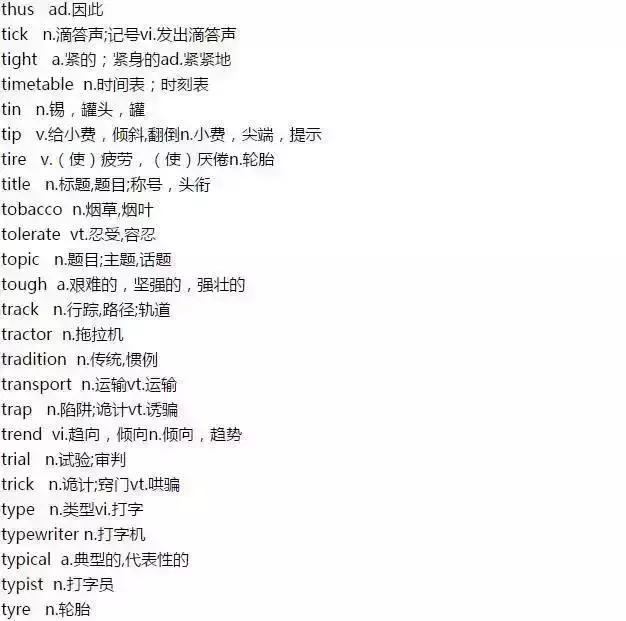 2019高考英语985个考试大纲核心词汇！学霸已经开始背了！