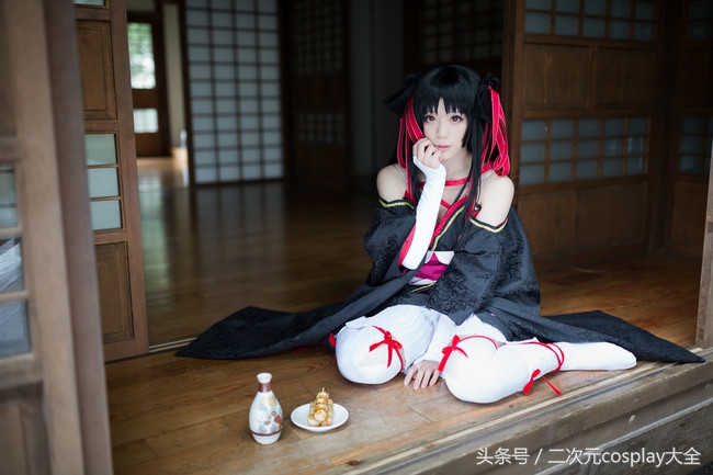 《机巧少女不会受伤》夜夜cos，清新萌妹纸最最最可爱啦！