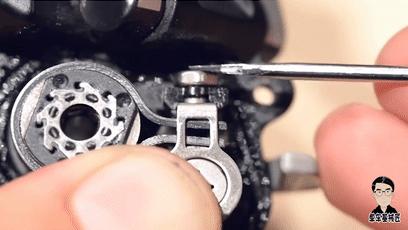 shimano电子后拨自动保护功能,shimano后拨微调