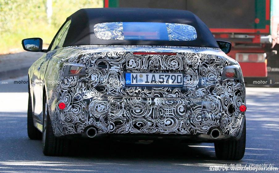 宝马4系敞篷版平行进口,全新宝马4系敞篷路拍