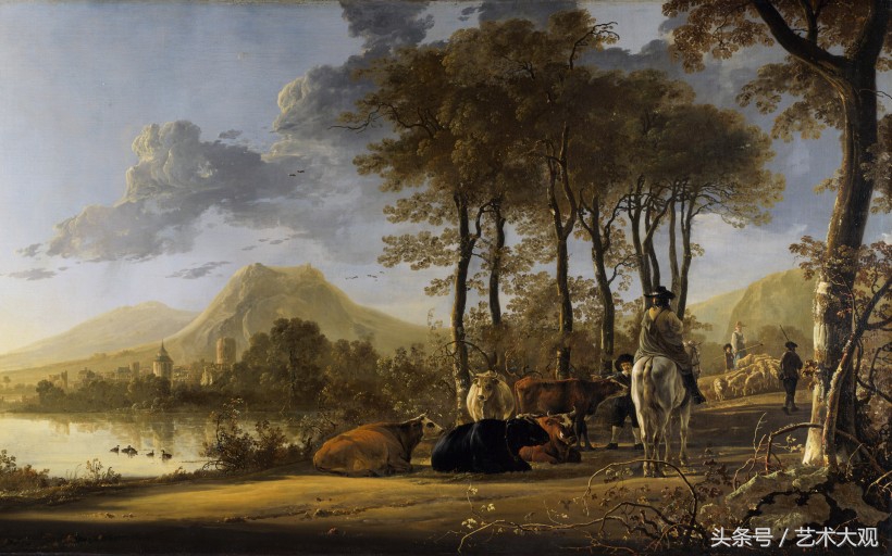 荷兰旅游油画作品图片欣赏,英国油画风景画欣赏