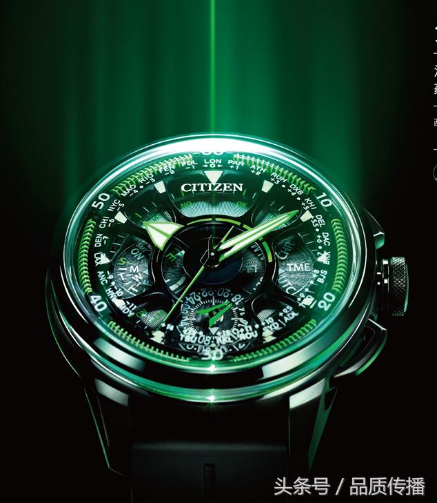 空天专业器材感,光动能卫星对时,西铁城时翼复刻版引试戴者共鸣