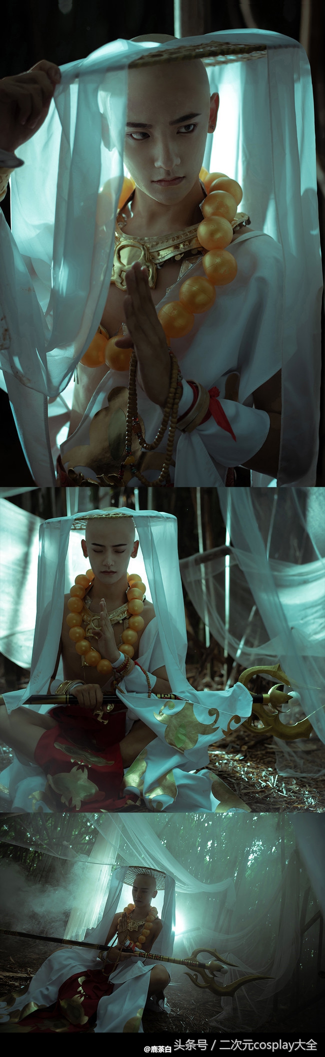 剑侠情缘网络版叁少林cos，温柔俊美，我居然有了种心动的感觉