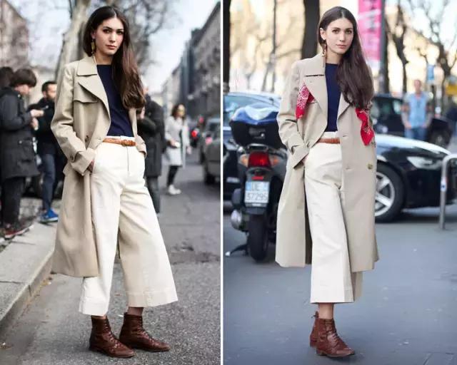 秋天丝巾防寒各种围法,时髦精都在学的几种系法丝巾教程