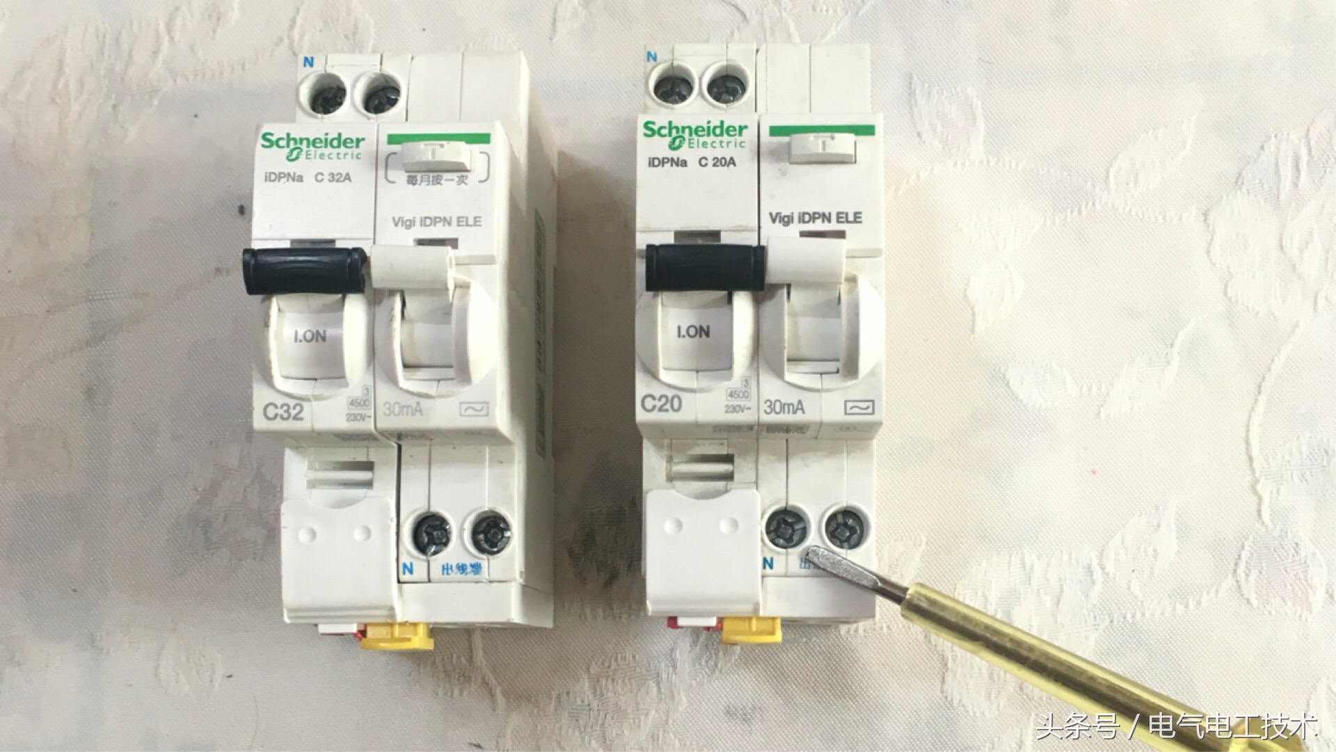 空开和漏保接线是右火左零吗,空开和漏保组合开关