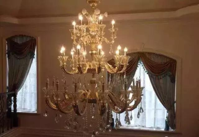 半圆弧窗幔窗帘效果图,别墅窗纱幔头效果图