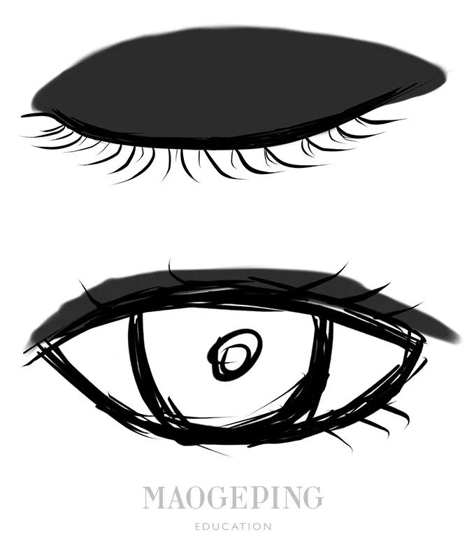 单眼皮不画眼线只画眼影好看吗,同样的单眼皮为啥觉得你的好看