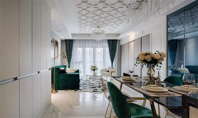 隶都景苑保定,保定现代装修设计实景案例