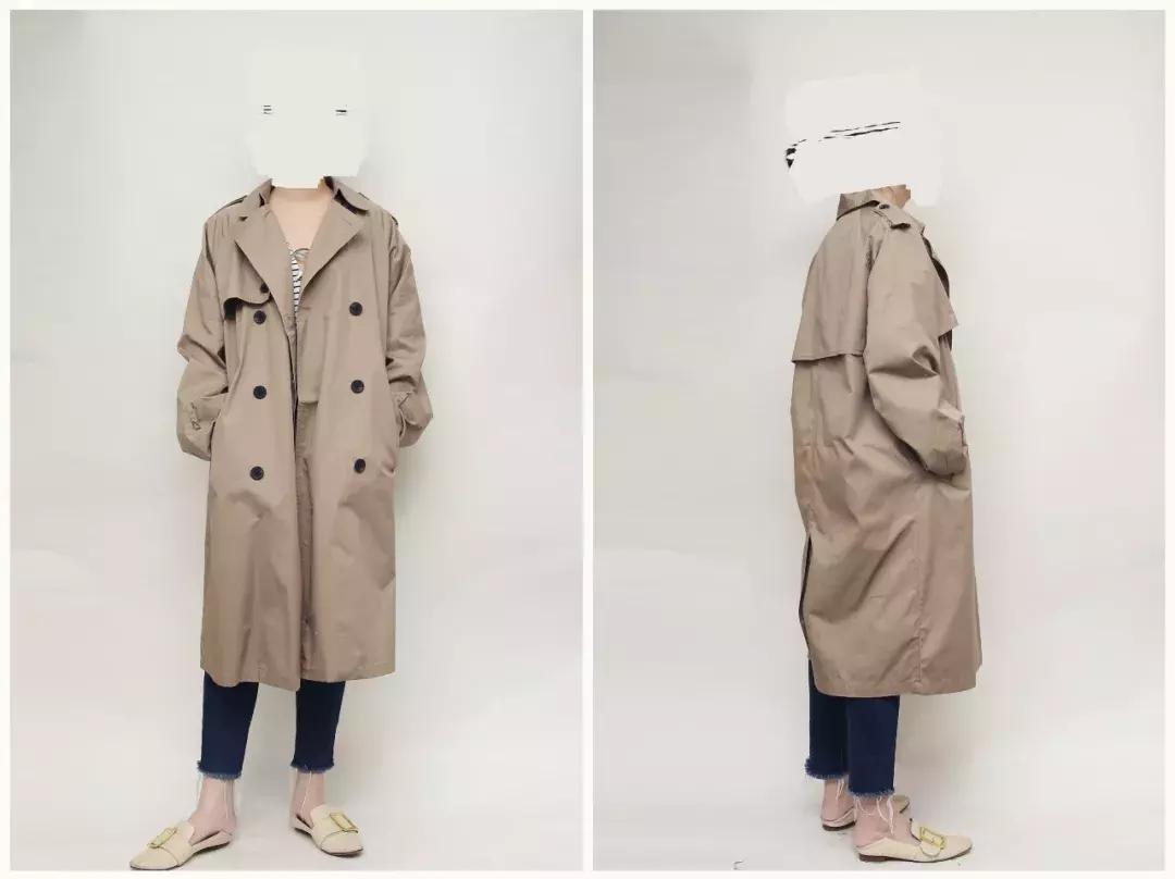 真人版试穿衣服,真人试穿黄金风衣