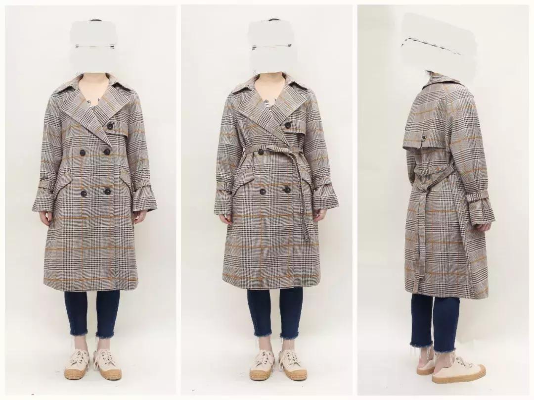 真人版试穿衣服,真人试穿黄金风衣