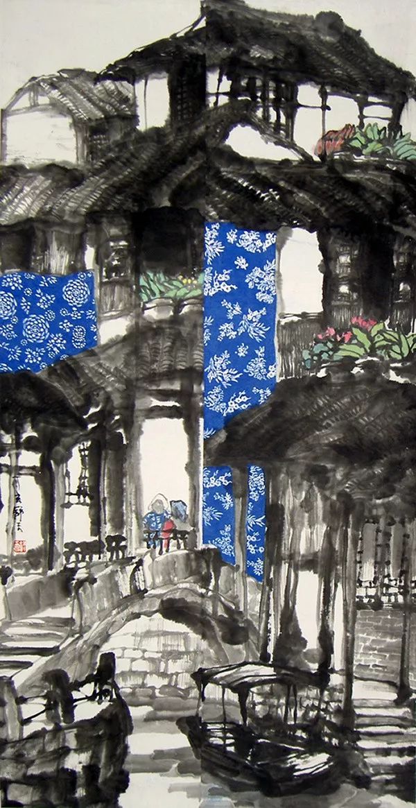 曹天舒水墨画欣赏,曹天舒水墨作品