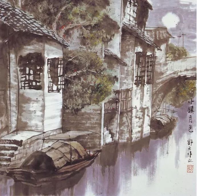 曹天舒水墨画欣赏,曹天舒水墨作品