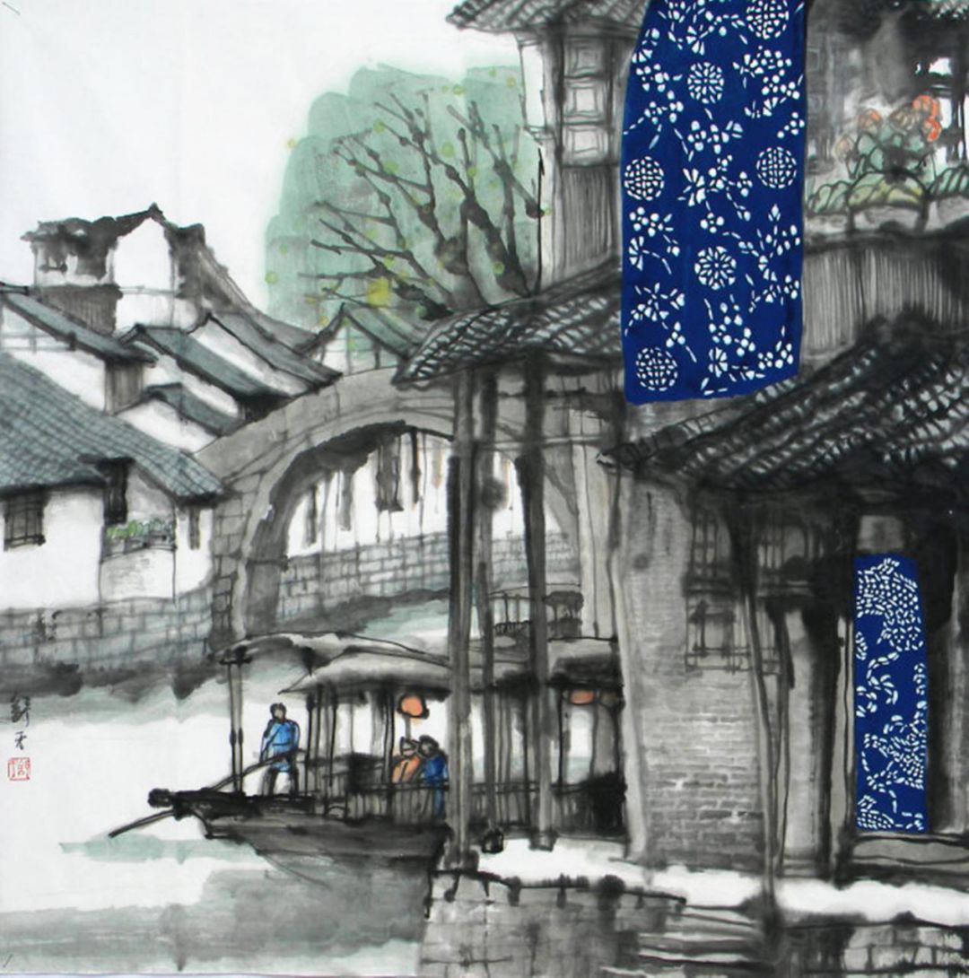 曹天舒水墨画欣赏,曹天舒水墨作品