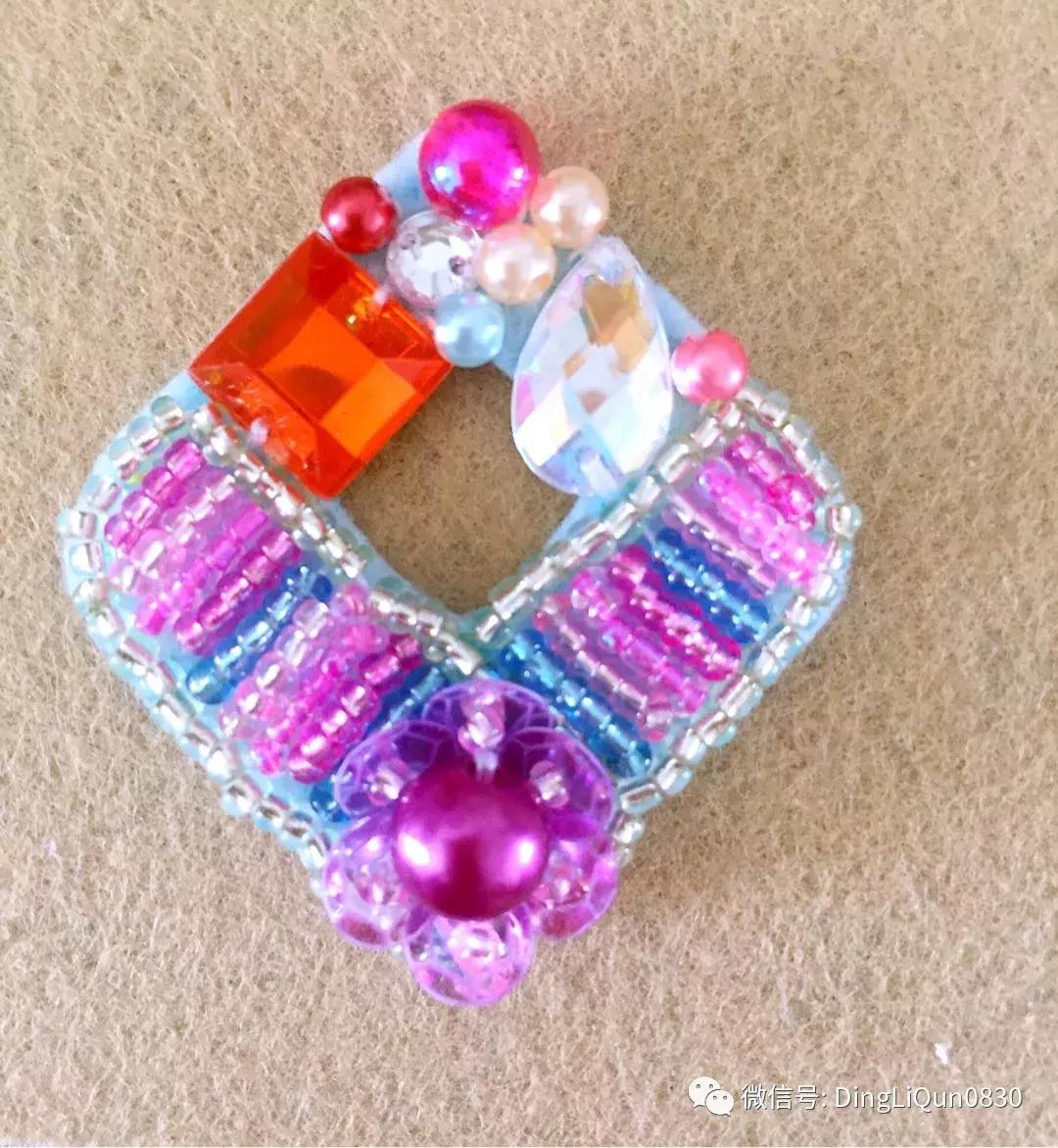 串珠刺绣教程图解,串珠刺绣手工