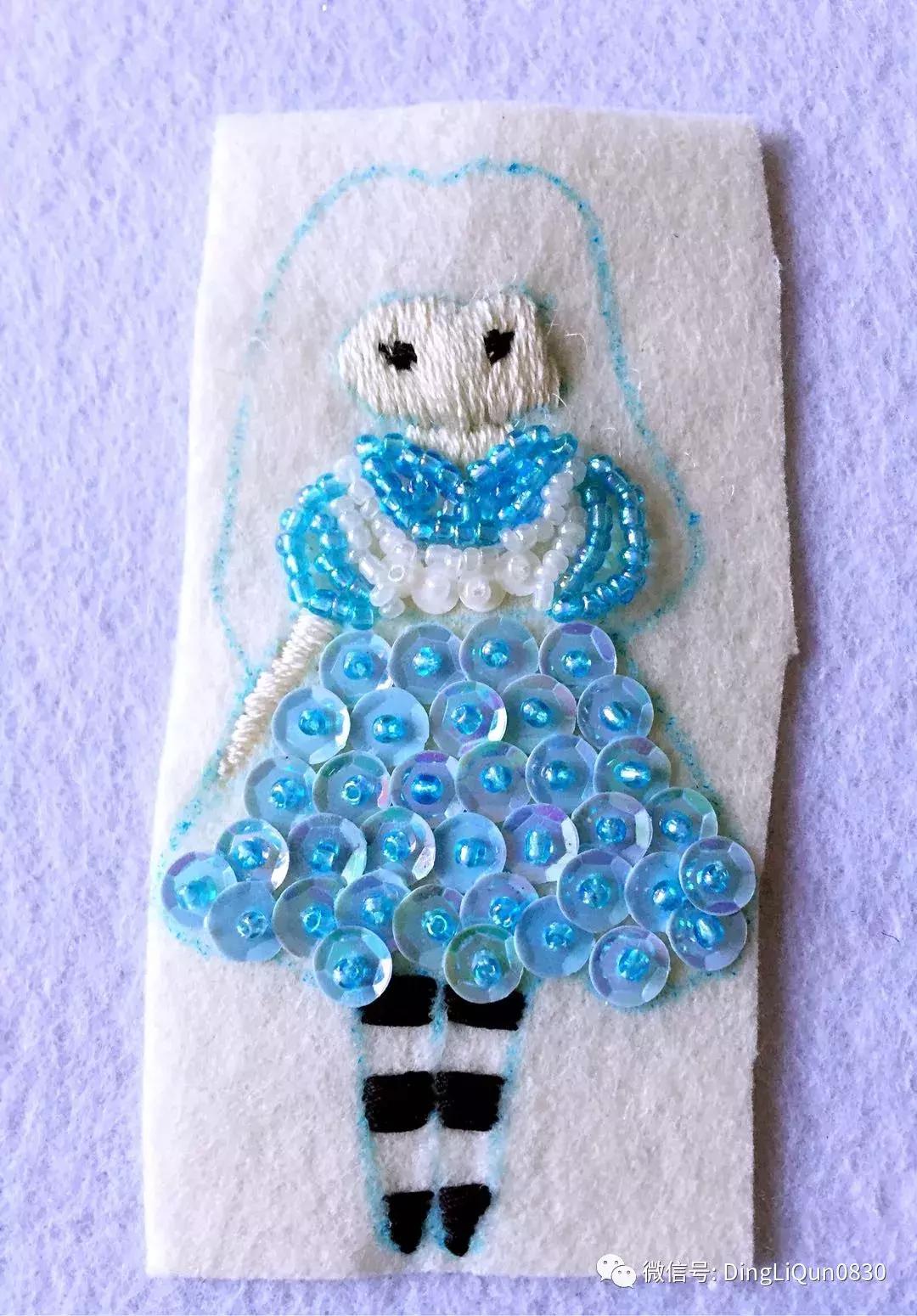 串珠刺绣教程图解,串珠刺绣手工