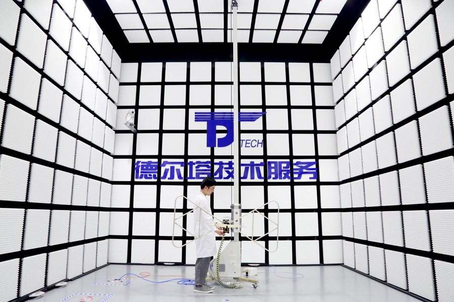 理邦仪器检测仪,理邦精密生产车间