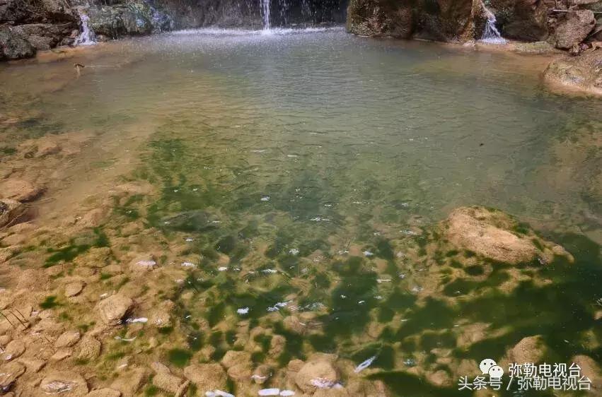 云南红河弥勒瀑布,弥勒滴水滩瀑布