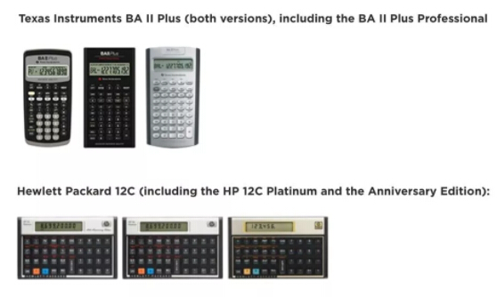 CFA考试计算器,cfa计算器怎么调计算顺序