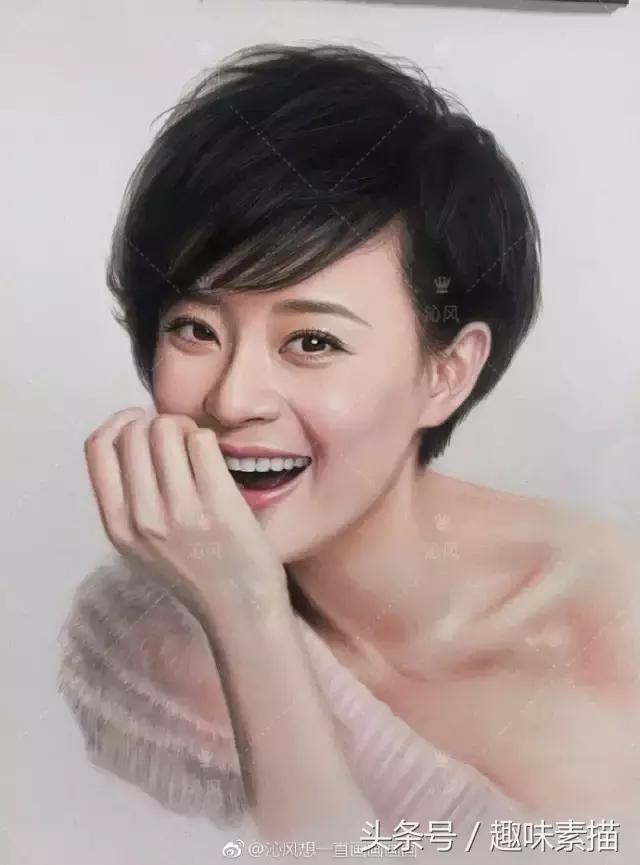 赵丽颖彩铅手绘清晰,赵丽颖彩铅画教程简单