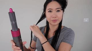 戴森卷发棒hs01跟hs05吹干更快,戴森短的卷发棒和长的卷发棒测评