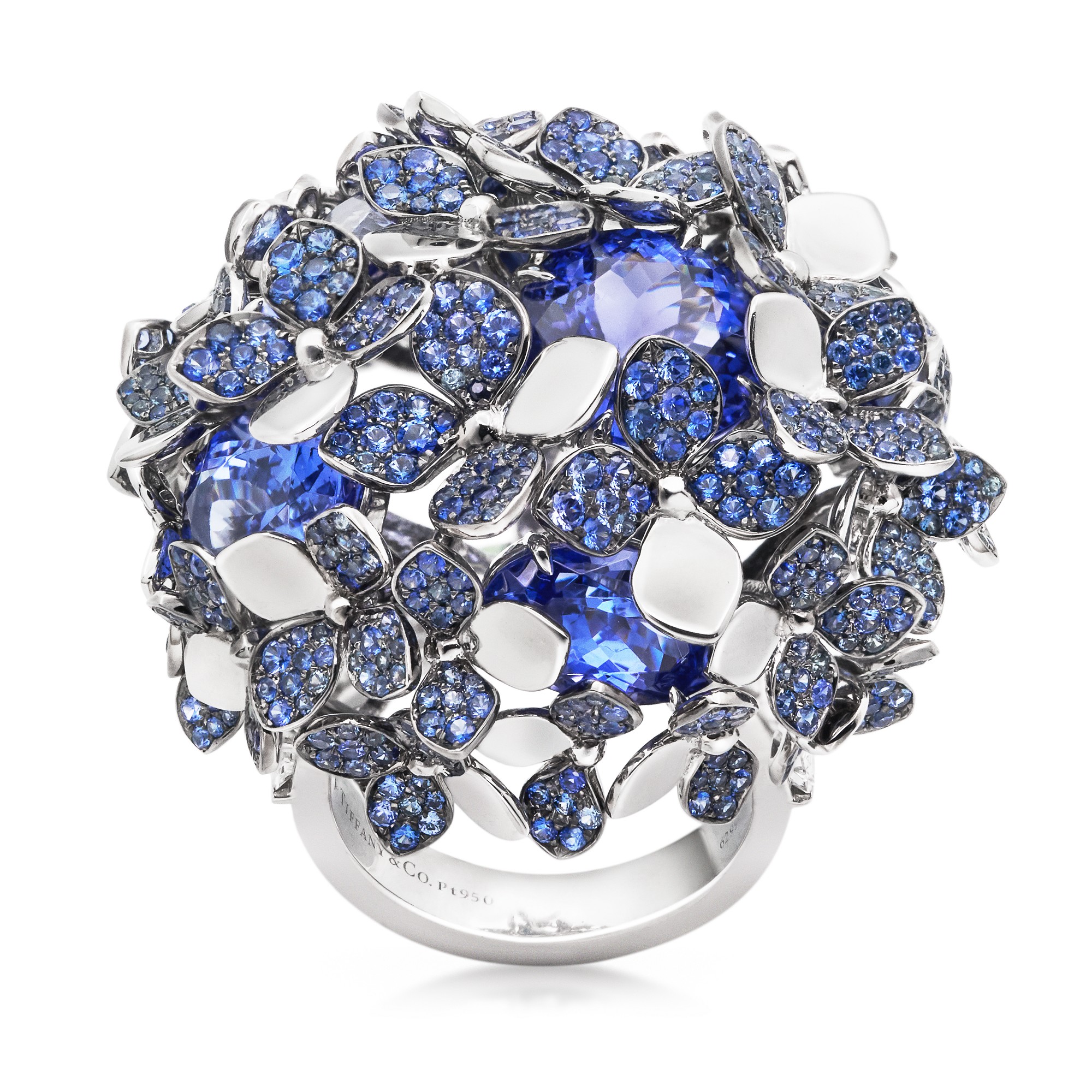 蒂芙尼蓝宝石戒指,蒂芙尼石榴石交叉戒指