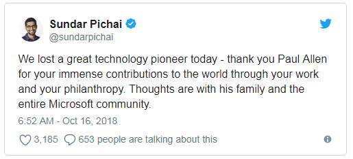 微软创始人保罗艾伦有多少股份,微软创始人逝世视频