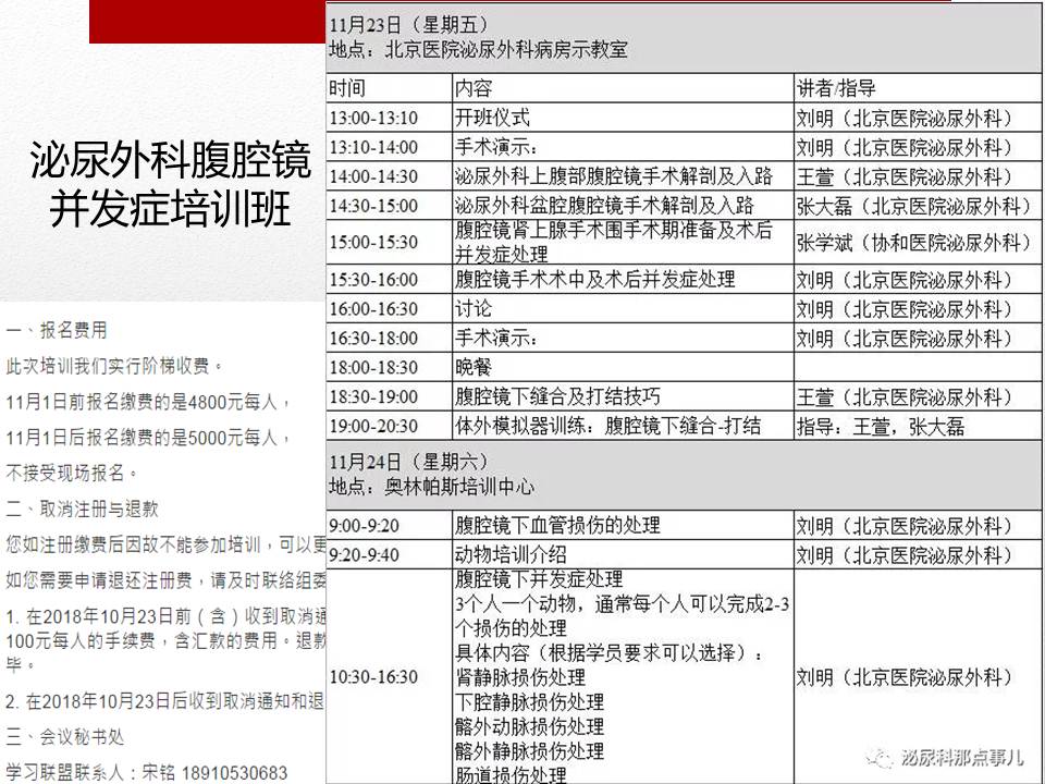 泌尿外科腹腔镜手术适应症,泌尿外科腹腔镜并发症