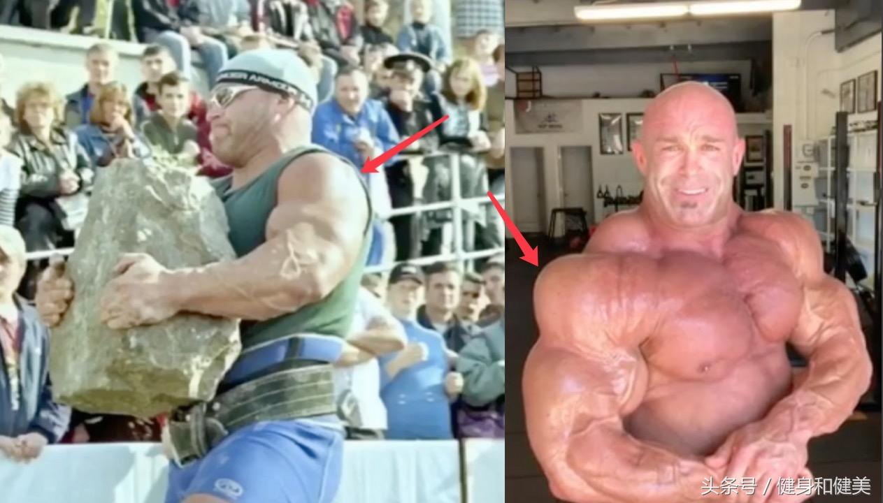 健美明星被质疑三角肌和斜方肌造假，其本人回应：来试试吧！