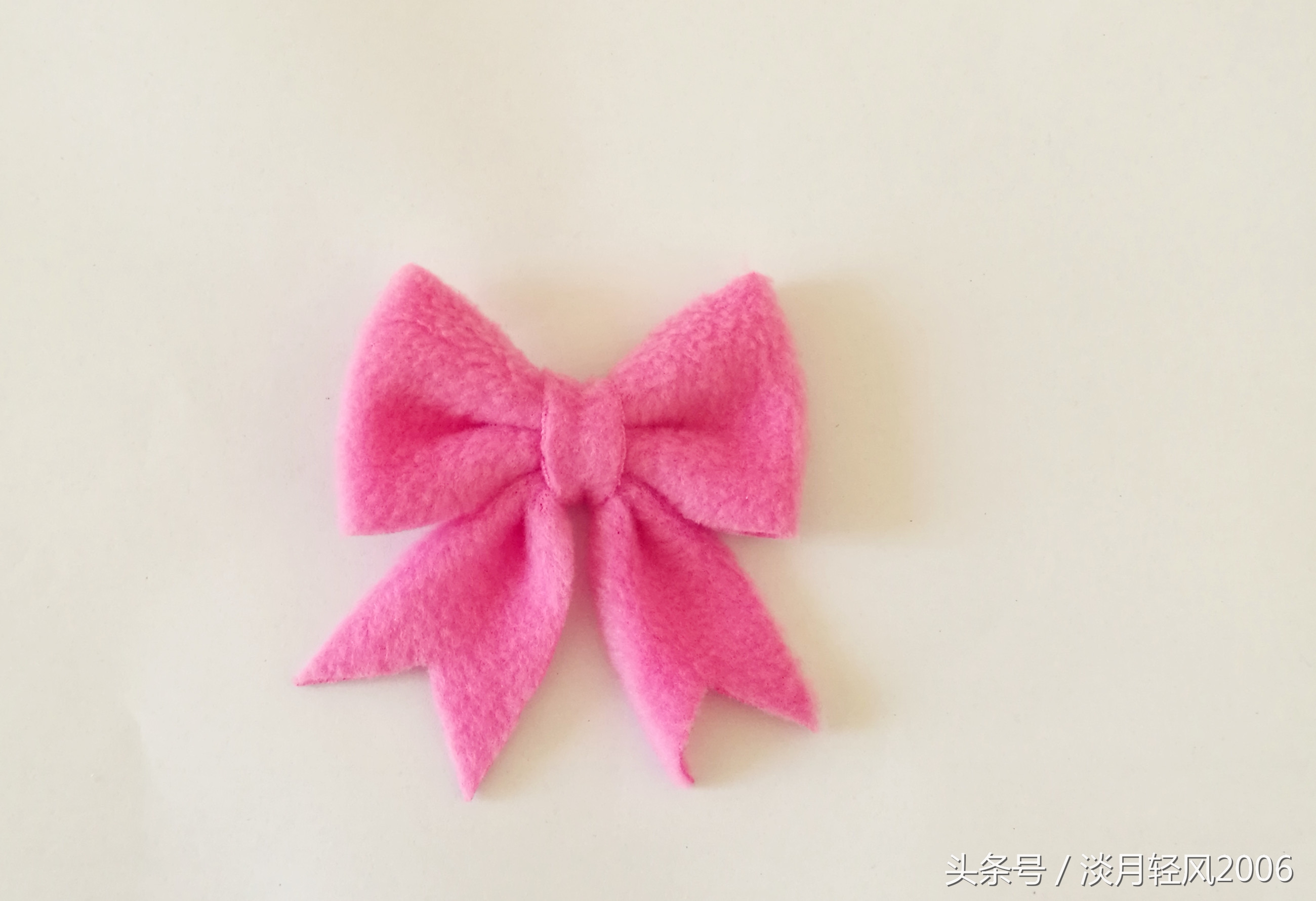 制作蝴蝶结发饰手工教程儿童,蝴蝶结发饰手工制作教程