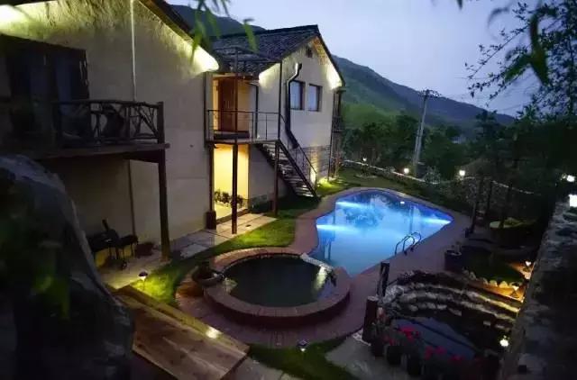 江浙沪温泉民宿带私人泡池,江浙沪温泉度假别墅5房