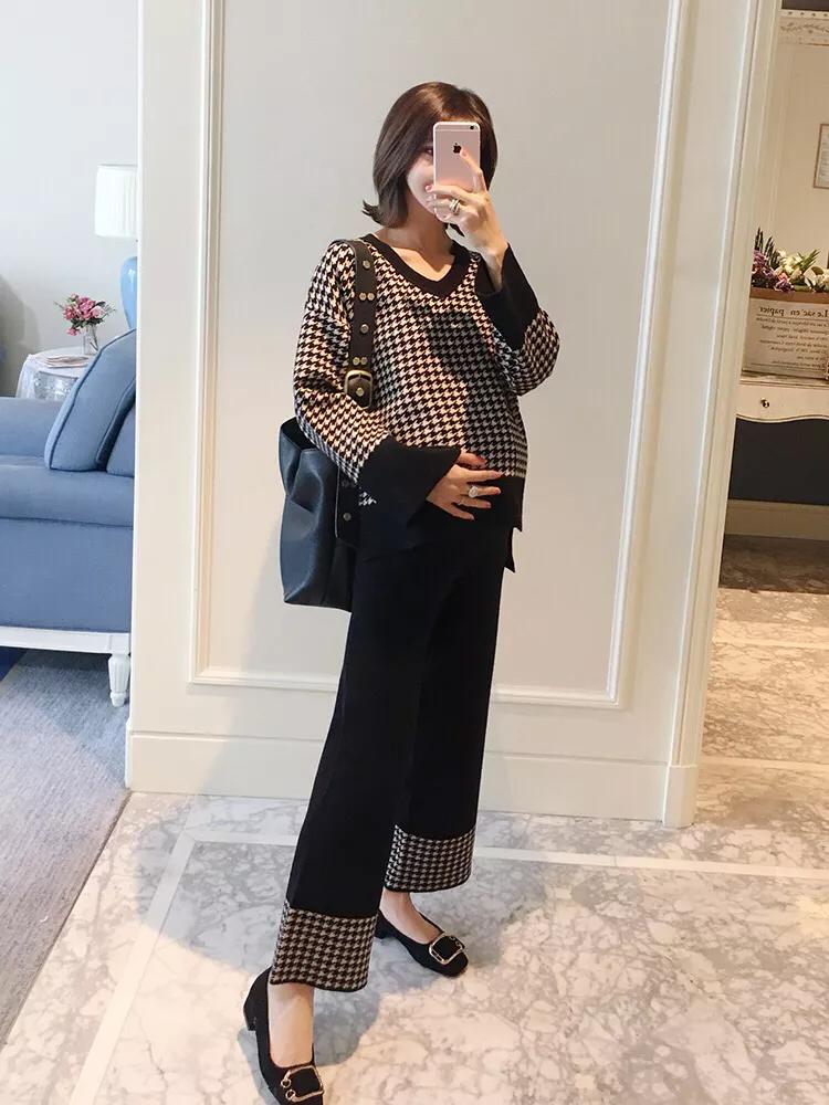 好看的孕妈冬季穿搭,孕妈潮流春季穿搭