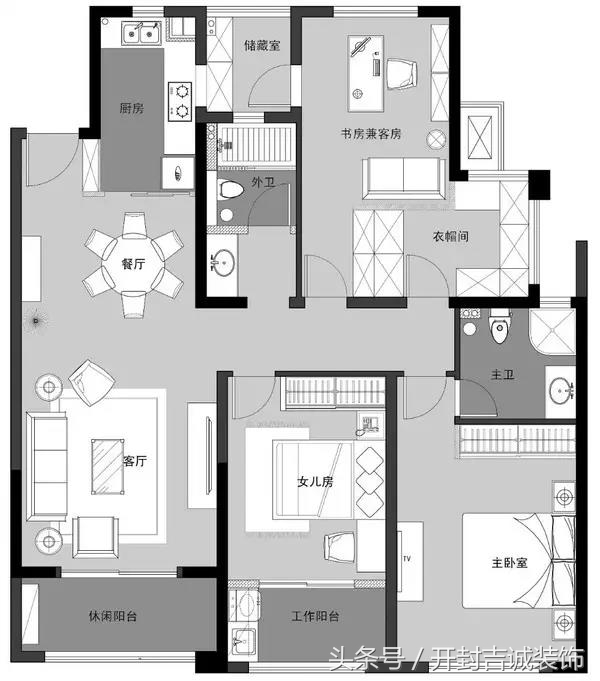 阳台黑板造型,阳台黑板