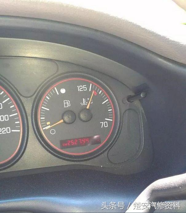 25万公里gl8会烧机油吗,别克gl825s水温到不了90